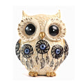 The Spiritual Living Owl Statue for Good Luck II Aesthetic Resin Owl Art Figure Showpiece II Feng Shui & Vastu II Evil Eye II Showpiece for Home Decor II